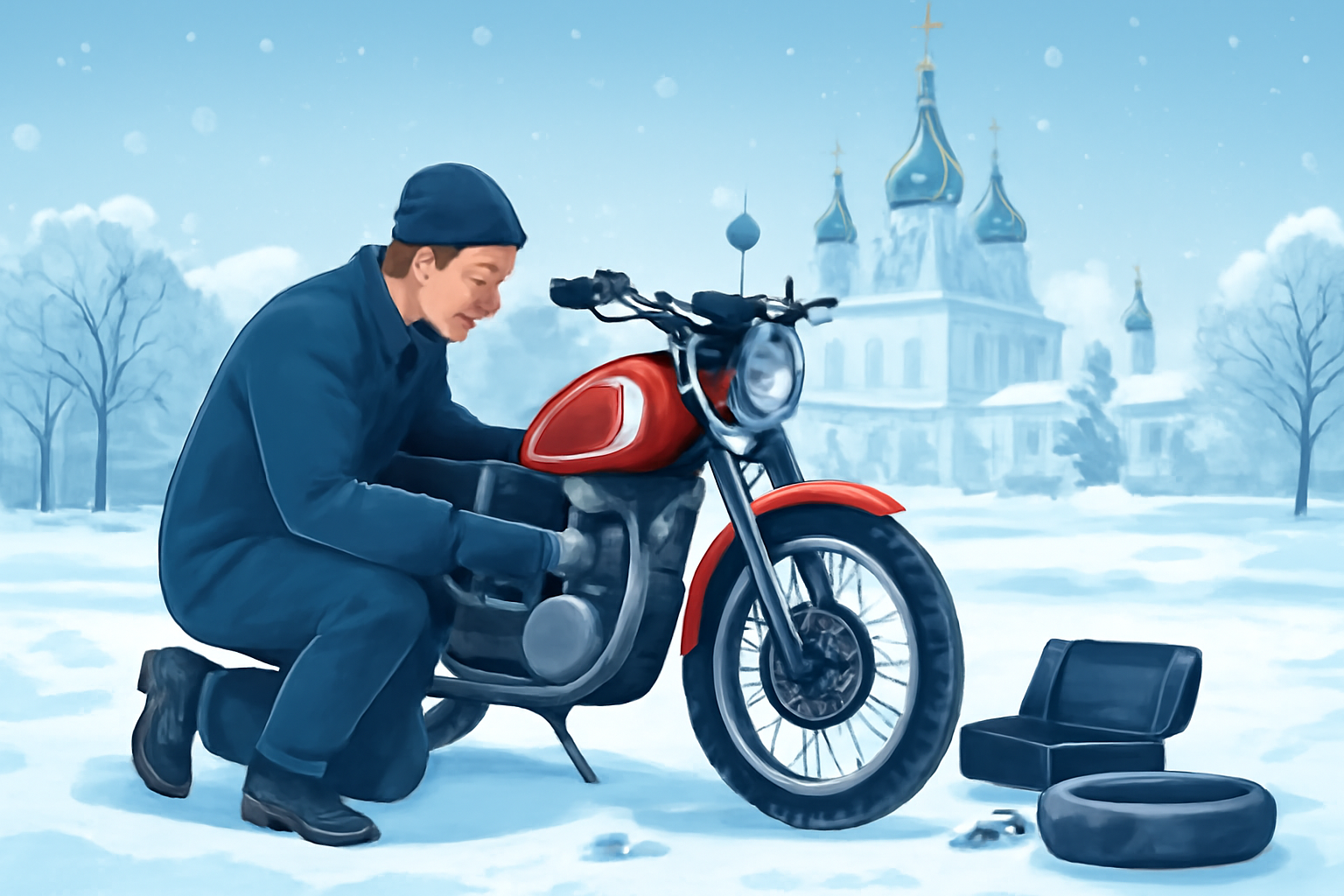 Как правильно подготовить мотоцикл к зимнему сезону в условиях Ярославля